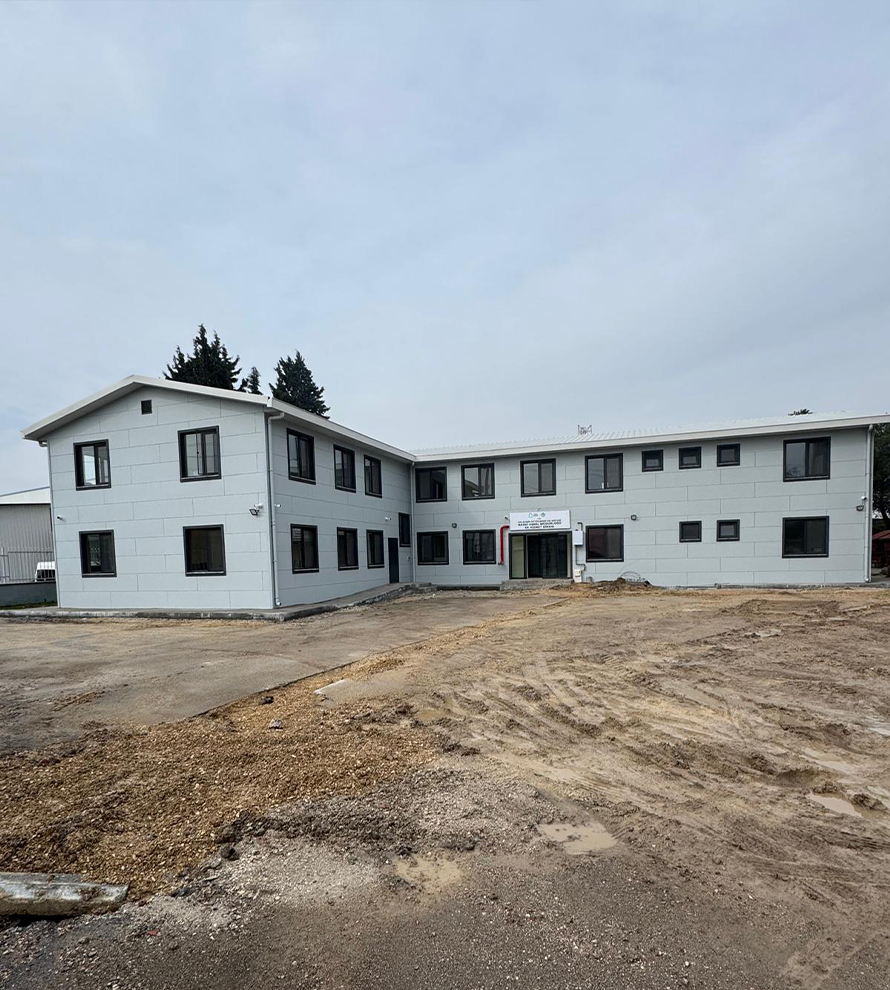 ÖBaski Prefabrik Ek Hizmet Binası Projesi
