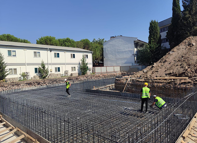 Baski Prefabrik Ek Hizmet Binası Projesi