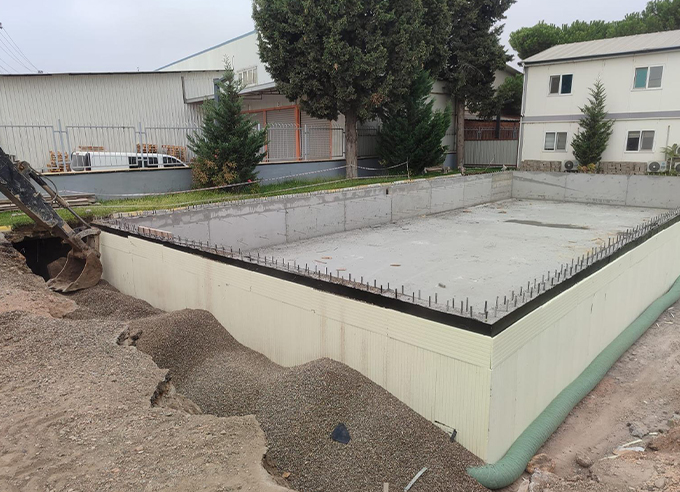 Baski Prefabrik Ek Hizmet Binası Projesi