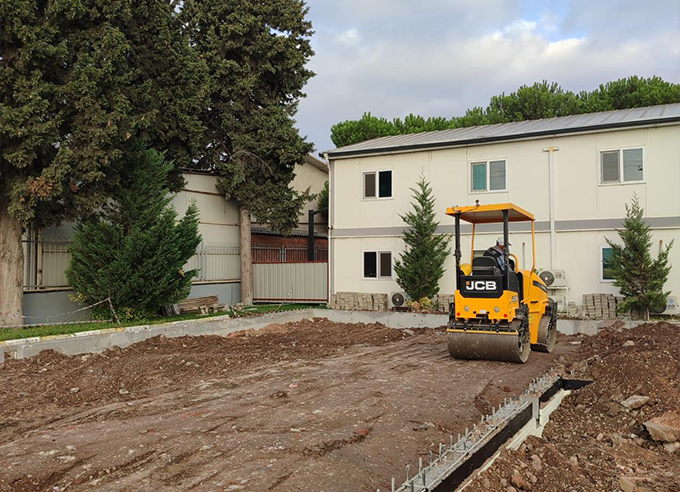 Baski Prefabrik Ek Hizmet Binası Projesi