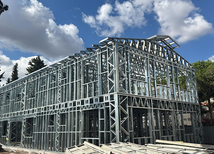 Baski Prefabrik Ek Hizmet Binası Projesi